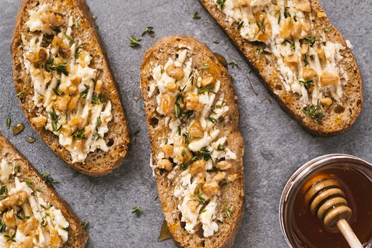 Goat Cheese Toast Crostinis