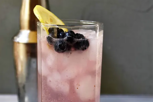 Blueberry Honey Fizz