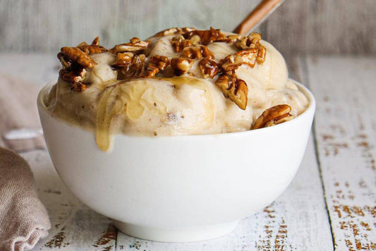Dairy free bowl of ice cream