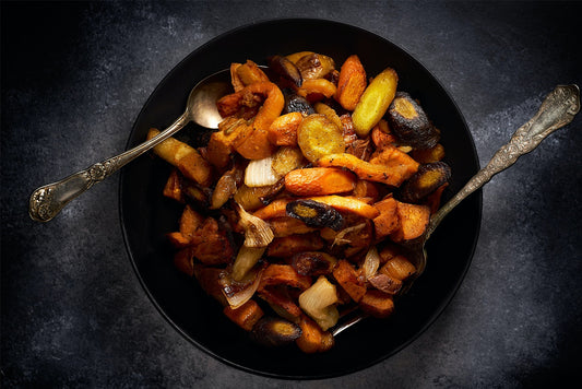 Honey Mustard Roasted Veggie Melange