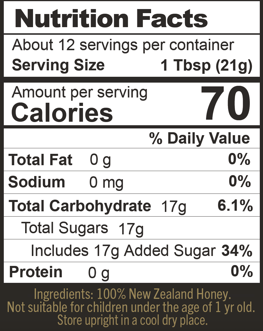 Taylor Pass Honey Co Beech Tree Honeydew Honey 8.83oz
