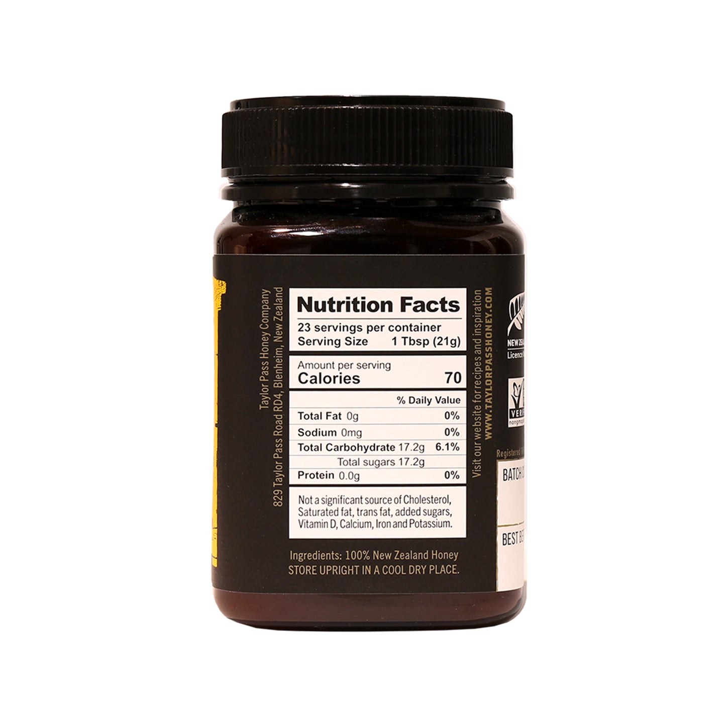 Taylor Pass Honey Co Beech Tree Honeydew Honey 1lb 1.6oz