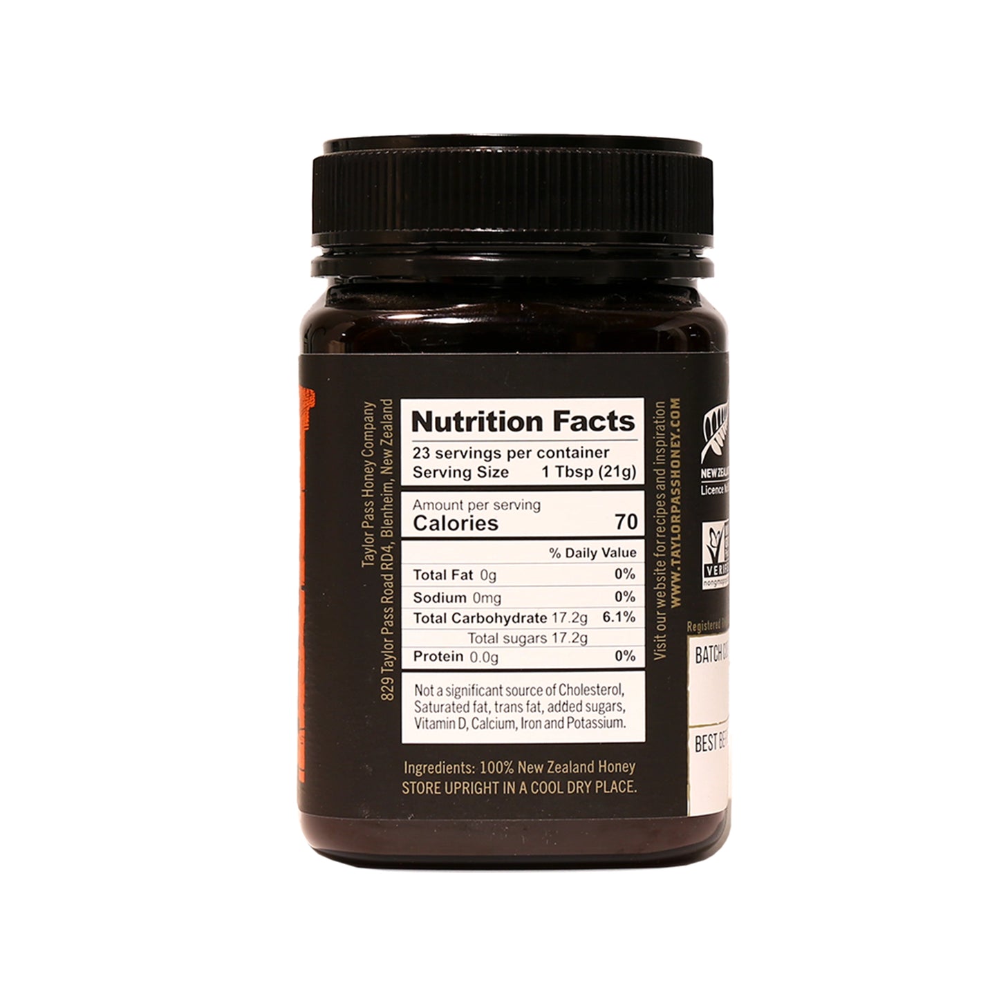 Taylor Pass Honey Co Mānuka Blend Honey 1lb 1.6oz