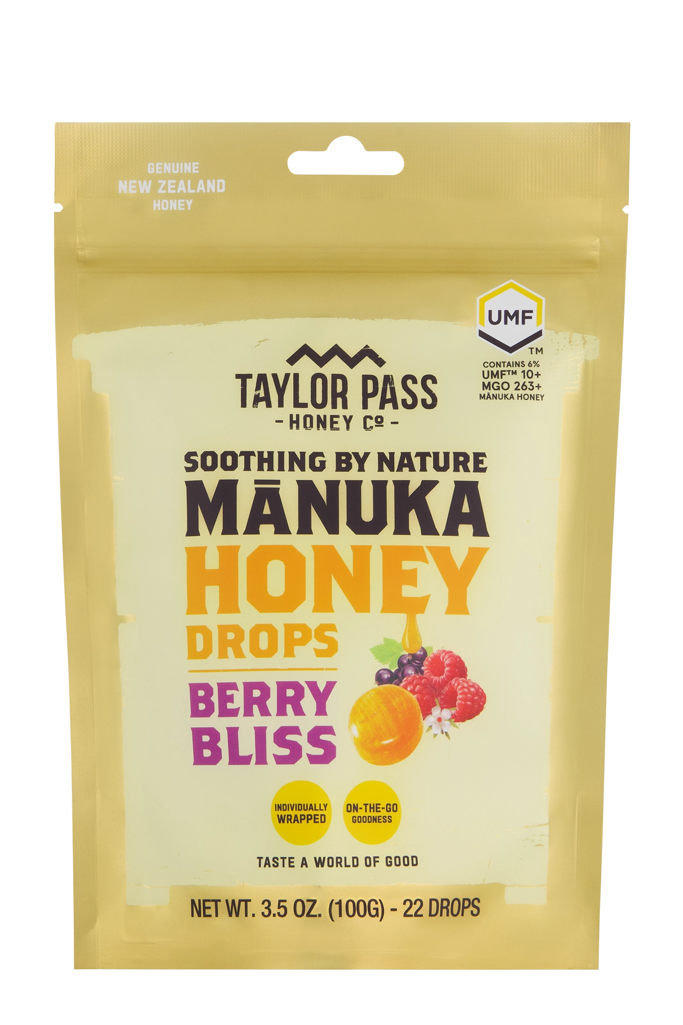 Mānuka Honey Berry Bliss Drops