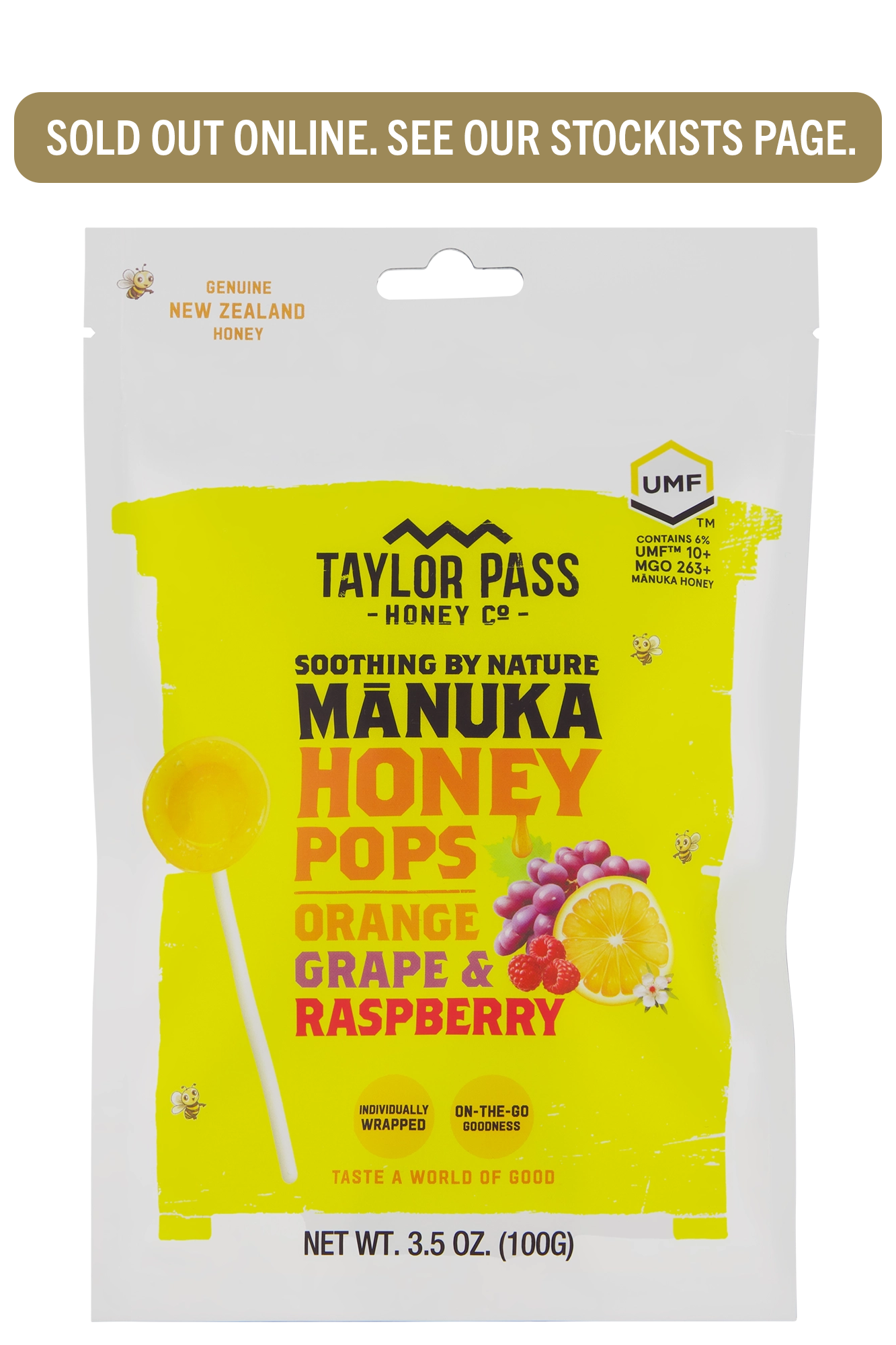 Mānuka Honey Pops