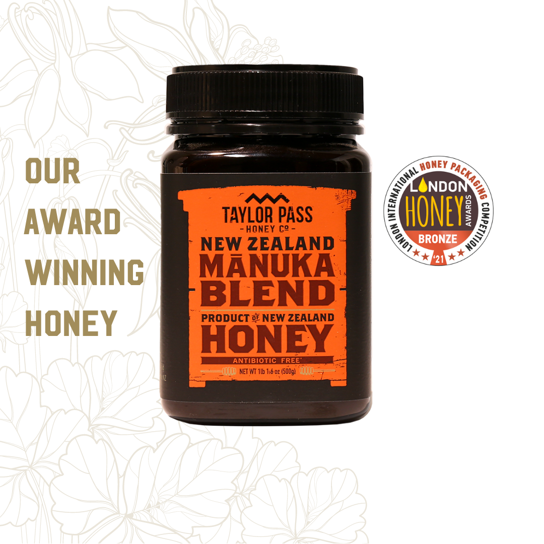 Taylor Pass Honey Co Mānuka Blend Honey 1lb 1.6oz
