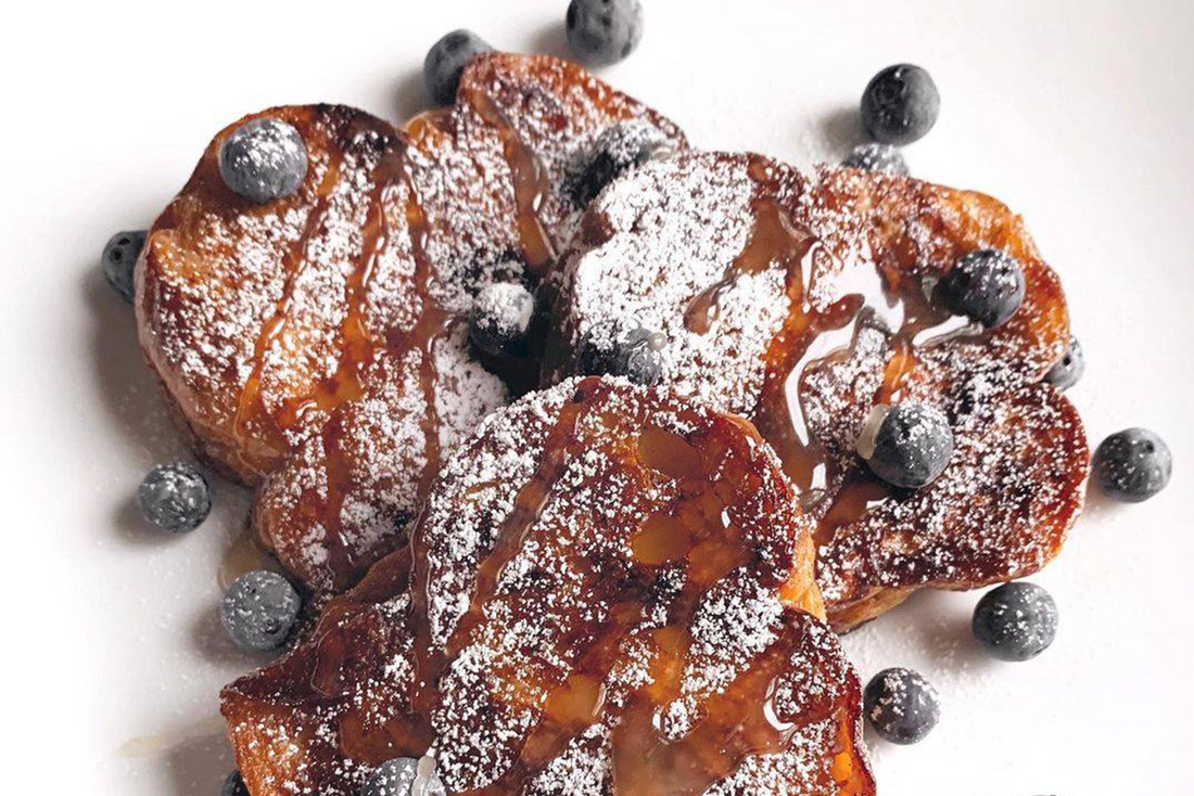 Challah French Toast with Honey