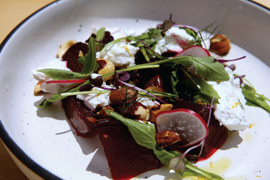 Beetroot and honey salad