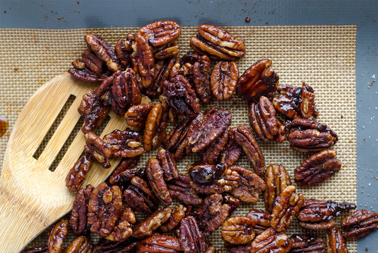 Honeyed pecan nuts