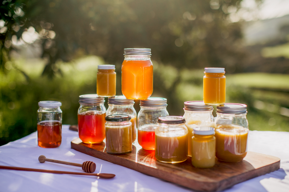 new zealand honey jars