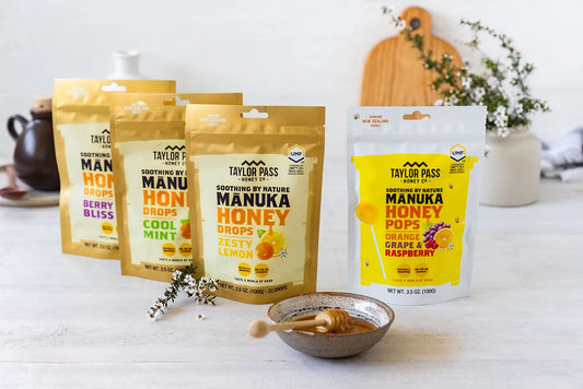 Sweet Relief: Taylor Pass Launches Soothing Mānuka Honey Drops & Pops