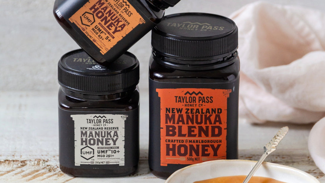 Three Manuka Honey jars