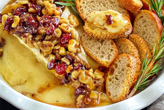 Baked Brie with Bread