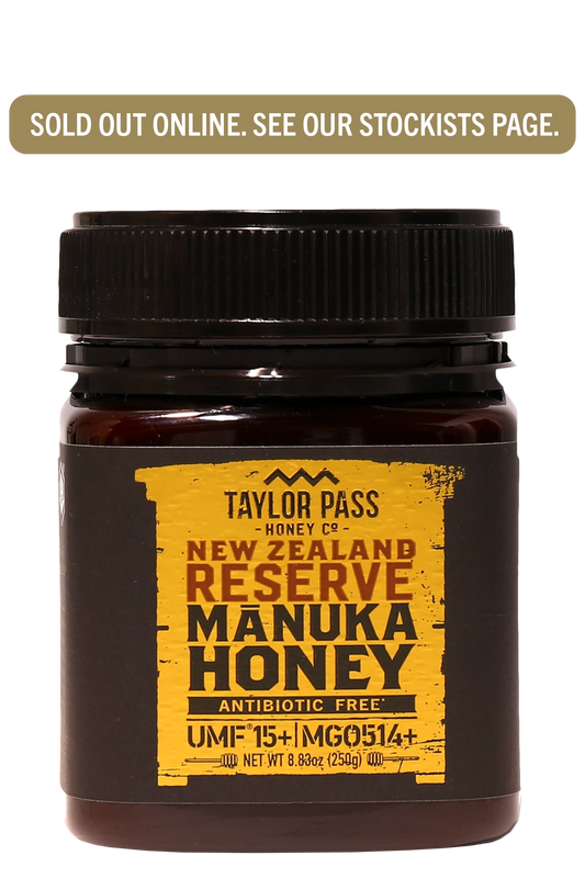 Taylor Pass Honey Co Reserve Mānuka Honey UMF 15+ MGO514+ 8.83oz