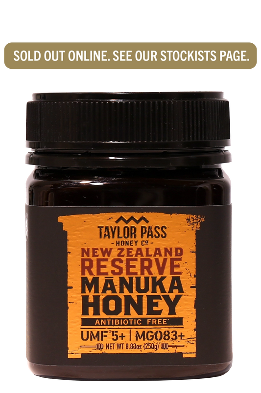 Taylor Pass Honey Co Reserve Mānuka Honey UMF 05+ MGO83+ 8.83oz