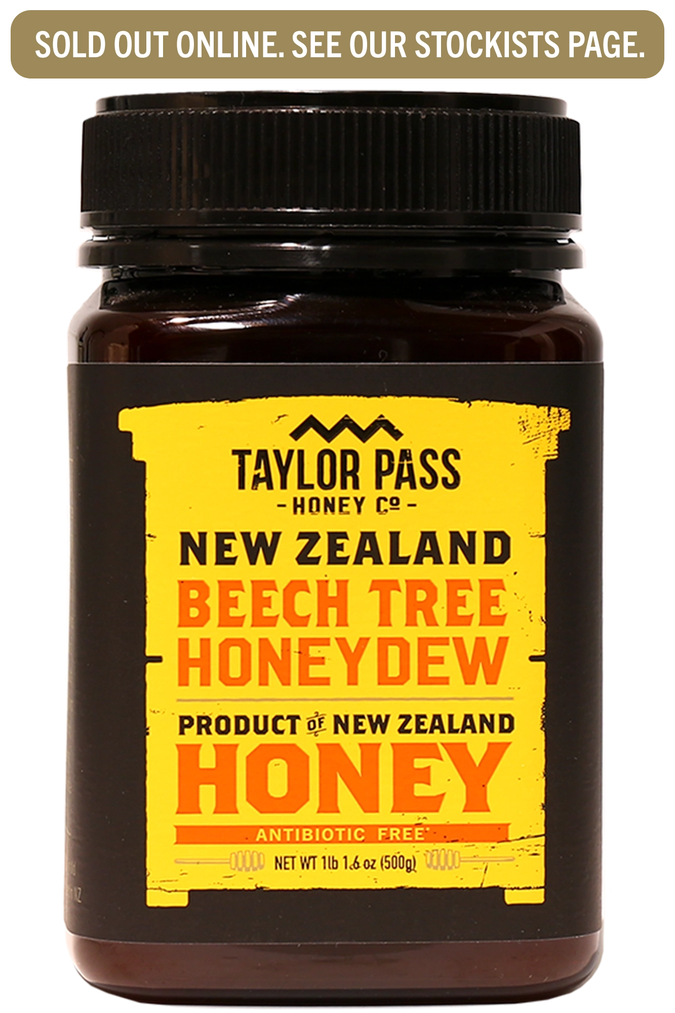 Taylor Pass Honey Co Beech Tree Honeydew Honey 1lb 1.6oz