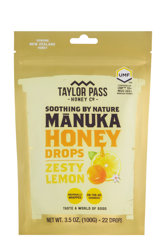 Mānuka Honey Zesty Lemon Drops